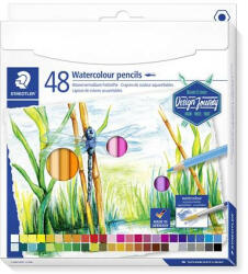 STAEDTLER Akvarell ceruza készlet, hatszögletű, STAEDTLER® "146 10C", 48 különböző szín (TS14610CC48) (TS14610CC48)