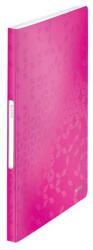 LEITZ Bemutatómappa, 40 zsebes, A4, LEITZ "Wow", rózsaszín (E46320023) (E46320023)
