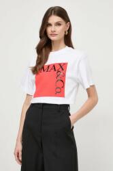 Max&Co MAX&Co. pamut póló x CHUFY női, fehér - fehér XL