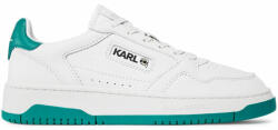 KARL LAGERFELD Sneakers KARL LAGERFELD KL63024 White Lthr w/Dk Green 01F