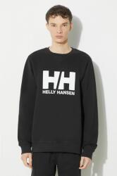 Helly Hansen pamut melegítőfelső fekete, férfi, nyomott mintás, 53924 - fekete S
