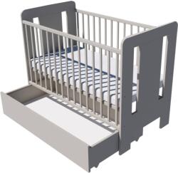  Claudia Uno baba kiságy 120×60 cm - Szürke