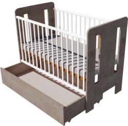  Claudia Uno baba kiságy 120×60 cm - Desmond (ezüst tölgy)