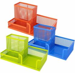 DELI Suport accesorii birou, 3 compartimente, diverse culori, DELI (DLE9154)