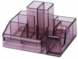 KEJEA Suport accesorii birou, 8 compartimente, 148 x 87mm, transparent, KEJEA (KJ-K-099-TR)