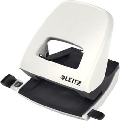 Leitz Perforator de birou, metalic, 30 coli, alb, LEITZ WOW 5008 (LZ50081001)