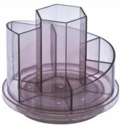 KEJEA Suport accesorii birou, 7 compartimente, rotativ, fumuriu, KEJEA (KJ-K-087-BR)