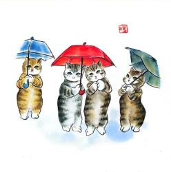 Solyomshop Esernyő macska második