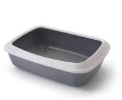  Alomtálca peremes szürke 42x12, 5x31cm - Savic Iriz 42 - tenyesztoitap