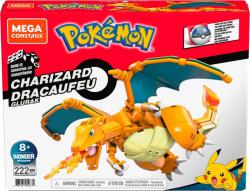 Mattel Set De Constructie Charizard Dracaufeu Glurak Figurina