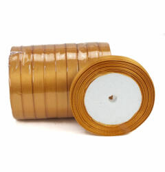  Karamell szatén szalag 10 tekercs - OKOSÁR! - kosarbolt