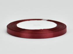  Bordó szatén szalag 6mm x 22méter