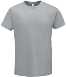 SOL'S Uniszex REGENT kereknyakú rövid ujjú pamut póló, SOL'S SO11380, Pure Grey-2XL (so11380pg-2xl)