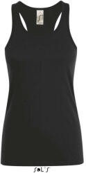 SOL'S Női JUSTIN sporthátú trikó , SOL'S SO01826, Deep Black-2XL (so01826dbl-2xl)
