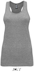 SOL'S Női JUSTIN sporthátú trikó , SOL'S SO01826, Grey Melange-XL (so01826gm-xl)