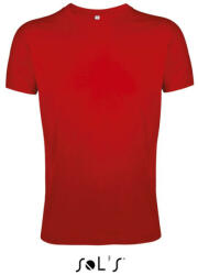 SOL'S REGENT FIT környakas testhez álló férfi póló, SOL'S SO00553, Red-L (so00553re-l)