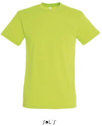 SOL'S Uniszex REGENT kereknyakú rövid ujjú pamut póló, SOL'S SO11380, Apple Green-M (so11380ag-m)