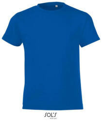SOL'S REGENT FIT gyerek rövid ujjú kereknyakú póló, SOL'S SO01183, Royal Blue-10A (so01183ro-10a)