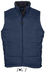 Sol'S Uniszex WARM steppelt mellény poliészter béléssel, SOL'S SO44002, Navy-XL (so44002nv-xl)