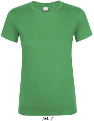 SOL'S Női REGENT kereknyakú rövid ujjú pamut póló, SOL'S SO01825, Kelly Green-XL (so01825kl-xl)