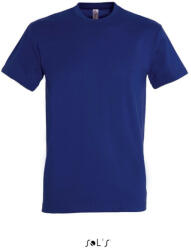 SOL'S Férfi IMPERIAL környakas rövid ujjú pamut póló, SOL'S SO11500, Ultramarine-L (so11500um-l)