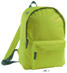 SOL'S Uniszex RIDER poliészter hátizsák cipzáras zsebbel, SOL'S SO70100, Apple Green-U (so70100ag-u)