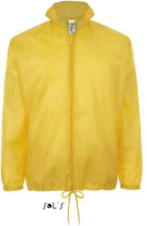 SOL'S Uniszex széldzseki, gallérba rejtett kapucnival, SOL'S SO01618, Gold-XL (so01618go-xl)