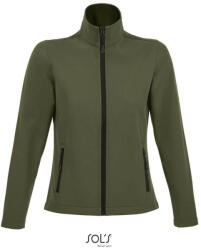 SOL'S Női RACE softshell dzseki, SOL'S SO01194, Army-S (so01194ar-s)