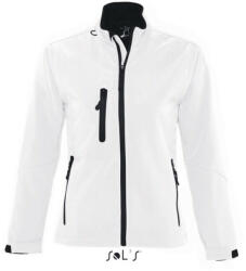 Sol'S Női ROXY vastag 3 rétegű softshell dzseki, SOL'S SO46800, White-M (so46800wh-m)