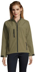 Sol'S Női ROXY vastag 3 rétegű softshell dzseki, SOL'S SO46800, Army-2XL (so46800ar-2xl)
