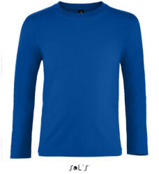 SOL'S Gyerek IMPERIAL hosszú ujjú környakas póló, SOL'S SO02947, Royal Blue-8A (so02947ro-8a)