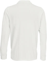 SOL'S Férfi PRIME hosszú ujjú galléros póló, SOL'S SO03983, White-3XL (so03983wh-3xl)
