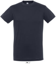 SOL'S Uniszex REGENT kereknyakú rövid ujjú pamut póló, SOL'S SO11380, Navy-XL (so11380nv-xl)