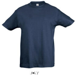 SOL'S Gyerek REGENT KIDS környakas rövid ujjú pamut póló, SOL'S SO11970, Denim-2A (so11970de-2a)