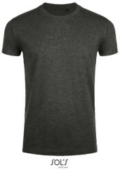 SOL'S IMPERIAL keskeny szabású rövid ujjú férfi póló, SOL'S SO00580, Charcoal Melange-M (so00580chme-m)