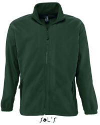 SOL'S Uniszex NORTH cipzáras polár pulóver, SOL'S SO55000, Fir Green-XL (so55000figr-xl)