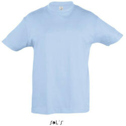 SOL'S Gyerek REGENT KIDS környakas rövid ujjú pamut póló, SOL'S SO11970, Sky Blue-6A (so11970sb-6a)