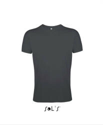 SOL'S REGENT FIT környakas testhez álló férfi póló, SOL'S SO00553, Dark Grey-M (so00553dg-m)