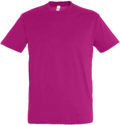 SOL'S Uniszex REGENT kereknyakú rövid ujjú pamut póló, SOL'S SO11380, Fuchsia-L (so11380fu-l)