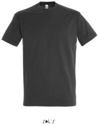 SOL'S Férfi IMPERIAL környakas rövid ujjú pamut póló, SOL'S SO11500, Mouse Grey-L (so11500mg-l)