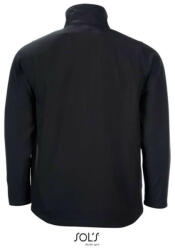 Sol'S Férfi RACE softshell dzseki, SOL'S SO01195, Black-S (so01195bl-s)