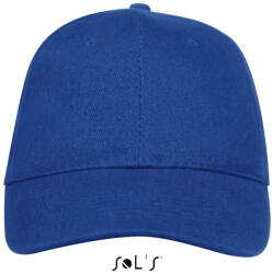 Sol'S Uniszex vastag 6 paneles pamut baseball sapka, SOL'S SO88100, Royal Blue-U (so88100ro-u)