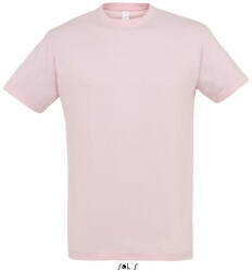 SOL'S Uniszex REGENT kereknyakú rövid ujjú pamut póló, SOL'S SO11380, Medium Pink-S (so11380mp-s)