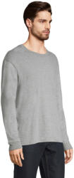 SOL'S Uniszex PIONEER kereknyakú hosszú ujjú póló, SOL'S SO03982, Grey Melange-2XL (so03982gm-2xl)