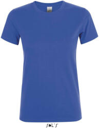 SOL'S Női REGENT kereknyakú rövid ujjú pamut póló, SOL'S SO01825, Royal Blue-2XL (so01825ro-2xl)