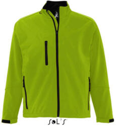 Sol'S Férfi RELAX vastag 3 rétegű softshell dzseki, SOL'S SO46600, Green Absinthe-3XL (so46600gab-3xl)