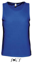 SOL'S Férfi JUSTIN ujjatlan pamut póló-trikó, SOL'S SO11465, Royal Blue-S (so11465ro-s)