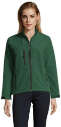 SOL'S Női ROXY vastag 3 rétegű softshell dzseki, SOL'S SO46800, Bottle Green-S (so46800bg-s)