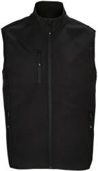 SOL'S Férfi FALCON 3 rétegű softshell mellény, SOL'S SO03825, Black-3XL (so03825bl-3xl)