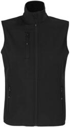 Sol'S Női FALCON 3 rétegű softshell mellény, SOL'S SO03826, Black-L (so03826bl-l)